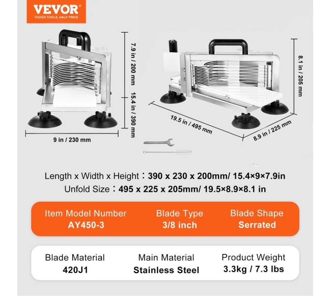 Kompaktiškas nerūdijančio plieno pomidorų pjaustytuvas6