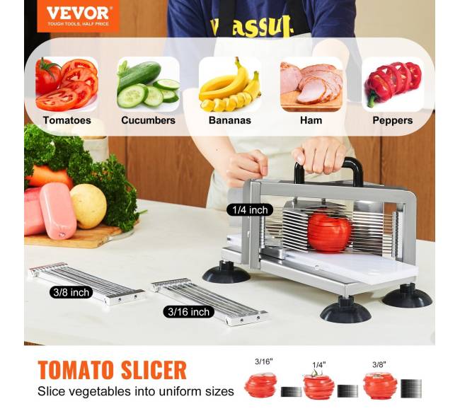 Komercinė pomidorų pjaustyklė, nerūdijančio plieno1