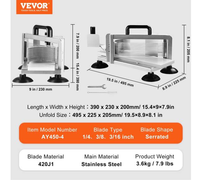 Komercinė pomidorų pjaustyklė, nerūdijančio plieno6