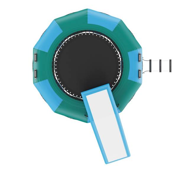 3 m pripučiamas vandens batutas su čiuožykla7