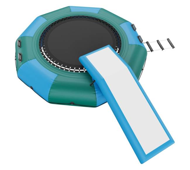 3 m pripučiamas vandens batutas su čiuožykla8