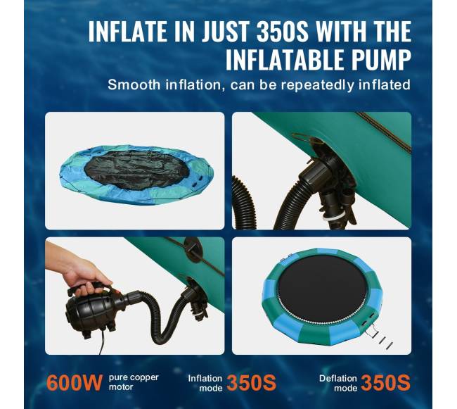 15 pėdų pripučiamas vandens batutas3