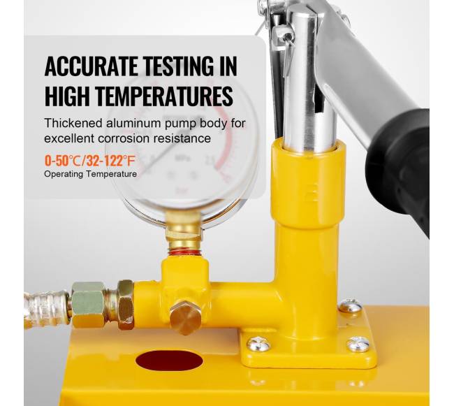 Hidrostatinė testavimo pompa su manometru2