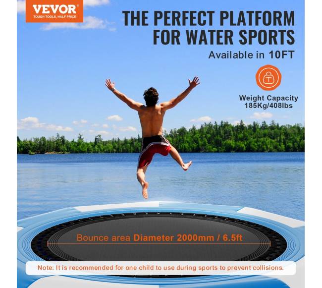 Pripučiama vandens batuta 3 m platforma1