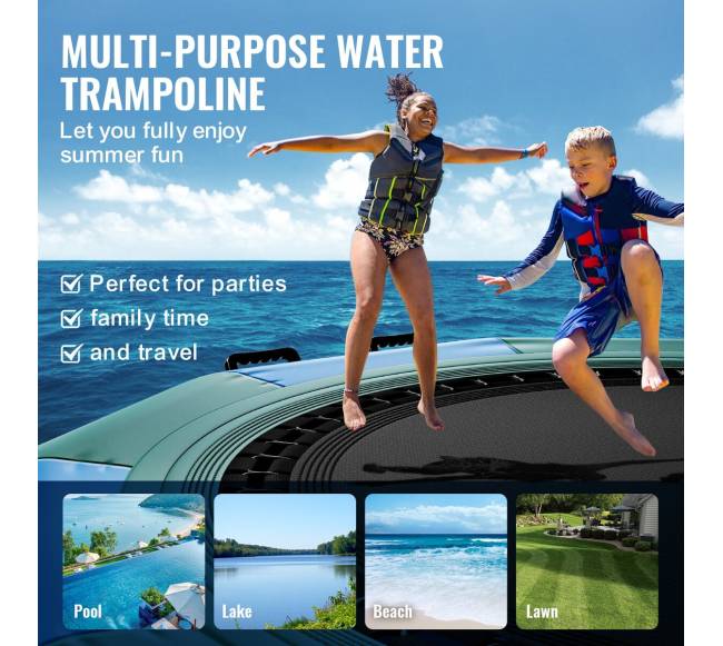 10 pėdų pripučiamas vandens batutas5