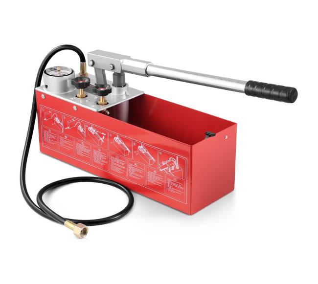 Hidrostatinė bandymų pompa su vožtuvu, 25 bar0