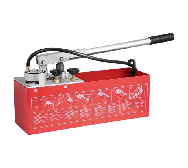 Hidrostatinė bandymų pompa su vožtuvu, 25 bar10