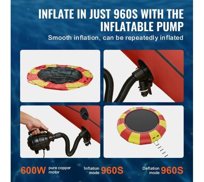 17 pėdų pripučiamas vandens batutas baseinui3