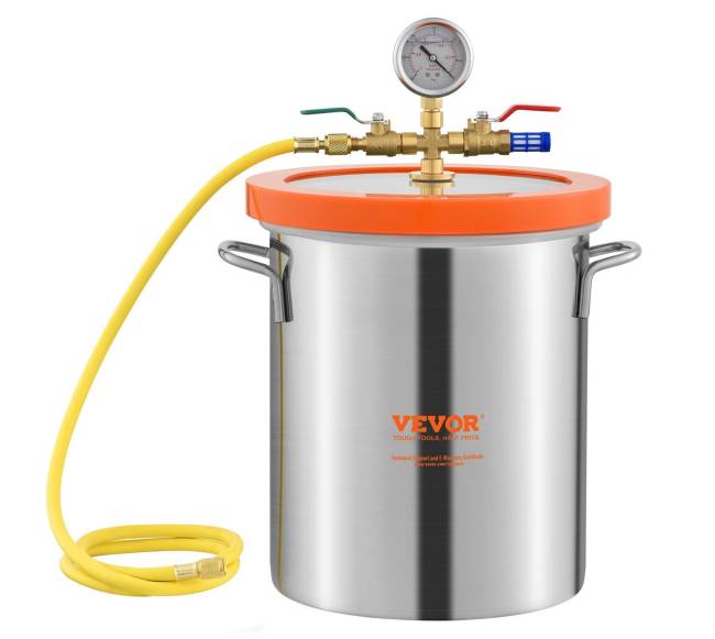 Vakuumo kamera su grūdinto stiklo dangčiu, 11.4 l0