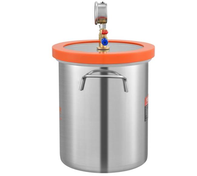 Vakuumo kamera su grūdinto stiklo dangčiu, 11.4 l9