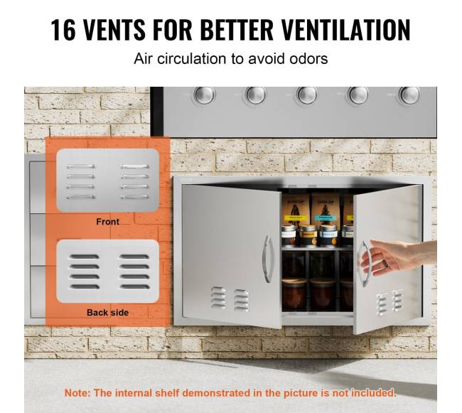 lauko virtuvės nerūdijančio plieno durys3