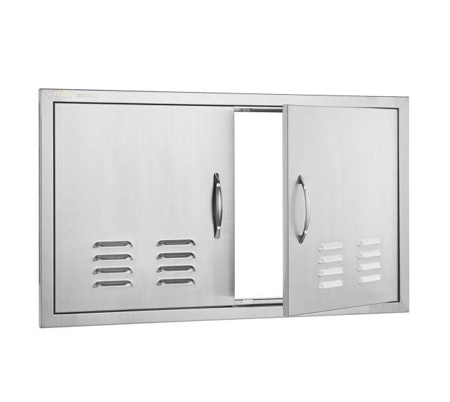 lauko virtuvės nerūdijančio plieno durys8