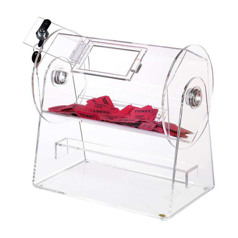 Akrilo lošimo būgnas loterijoms0