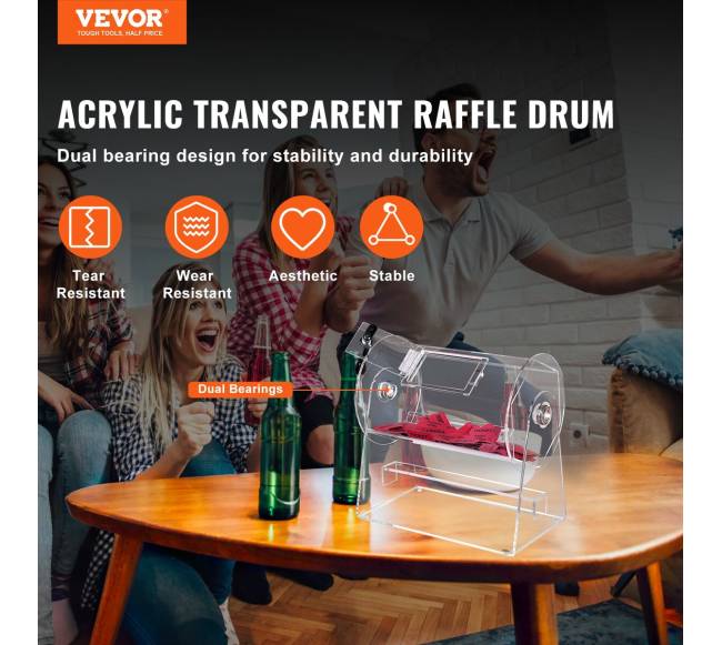 Akrilo lošimo būgnas loterijoms1