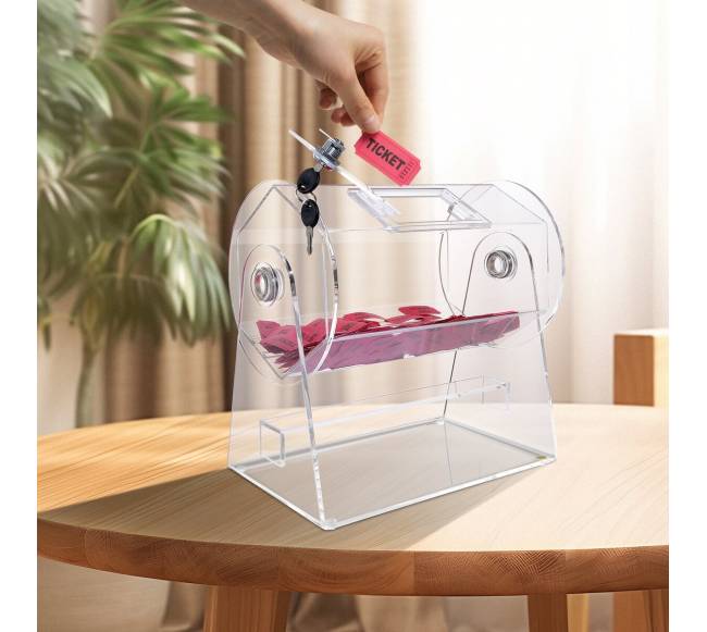 Akrilo lošimo būgnas loterijoms7