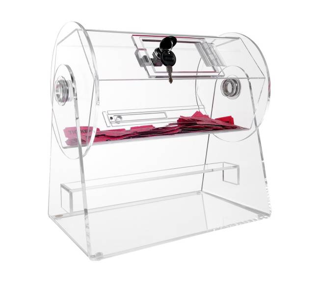 Akrilo lošimo būgnas loterijoms8