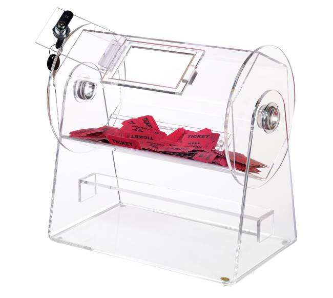 Akrilo lošimo būgnas loterijoms10