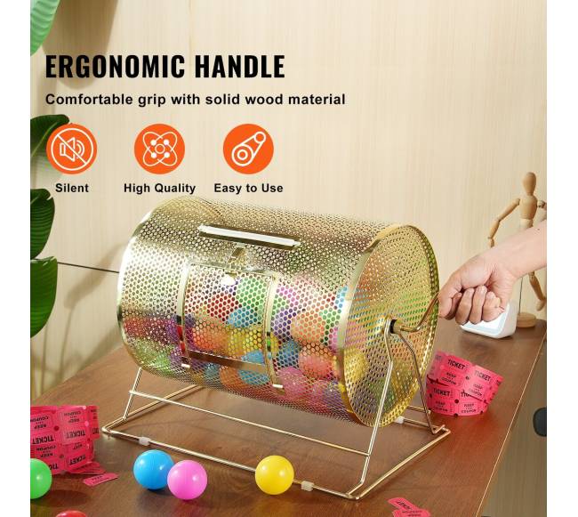 Loterijų būgnas su medine rankena4