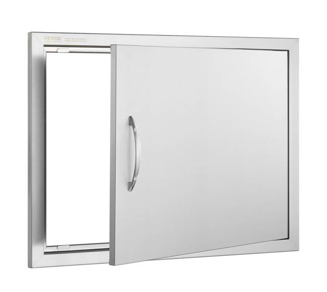 Nerūdijančio plieno lauko durys griliui8