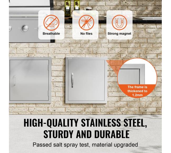 nerūdijančio plieno lauko virtuvės durys2