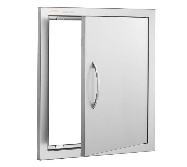 nerūdijančio plieno lauko virtuvės durys8