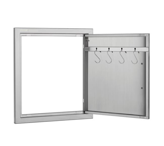 nerūdijančio plieno lauko virtuvės durys10