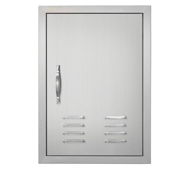 nerūdijančio plieno 610x431 mm BBQ durys0