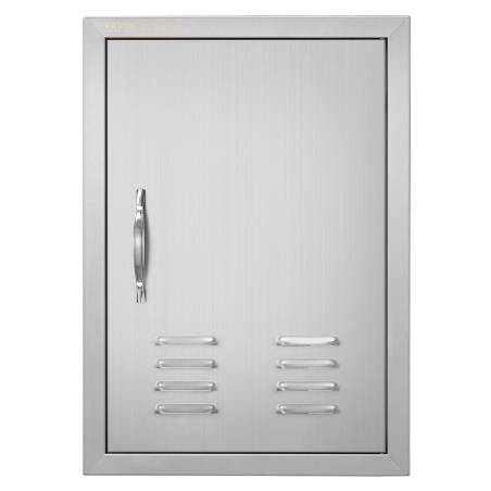 nerūdijančio plieno 610x431 mm BBQ durys0