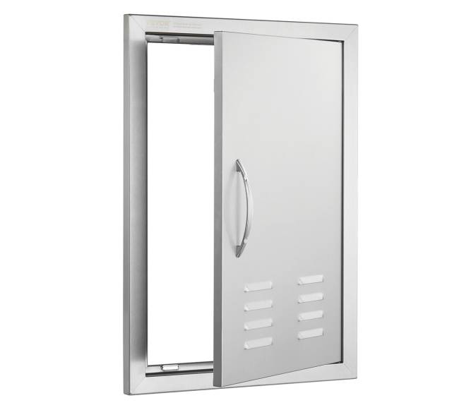 nerūdijančio plieno 610x431 mm BBQ durys8