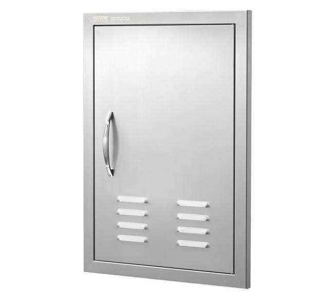 nerūdijančio plieno 610x431 mm BBQ durys9