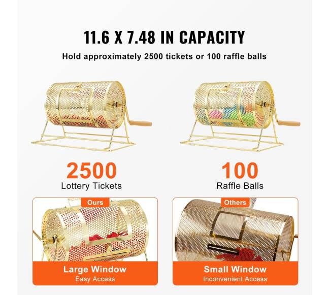 Loterijos būgnas su medine rankena2