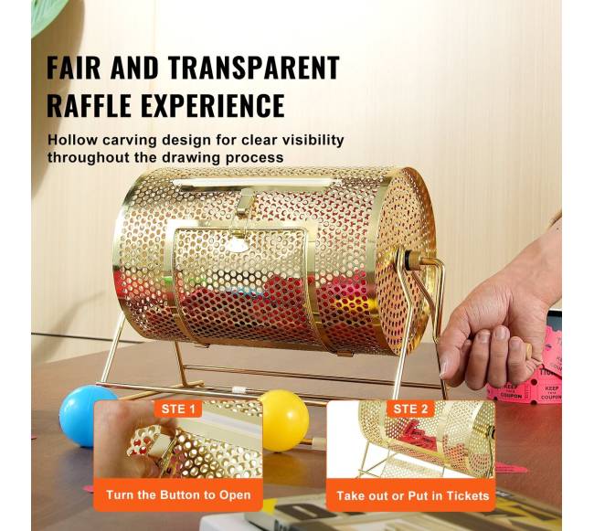 Loterijos būgnas su medine rankena5