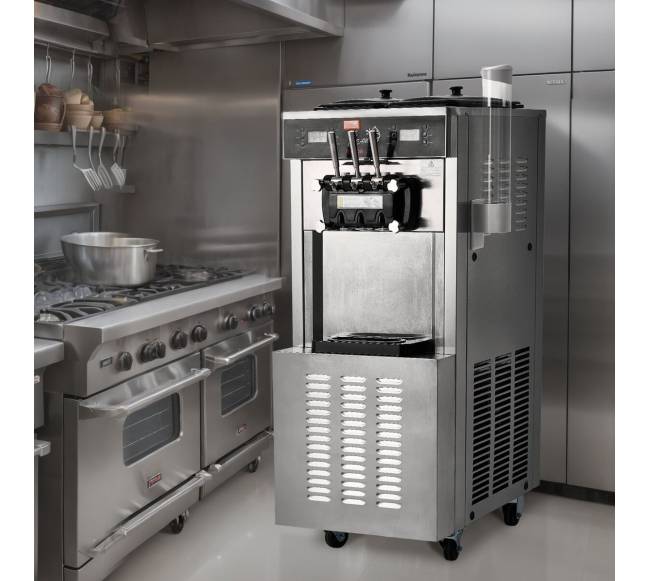 Komercinė ledų gaminimo mašina su LED paneliu7