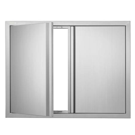 Lauko virtuvės dvigubos durys 787x609 mm0