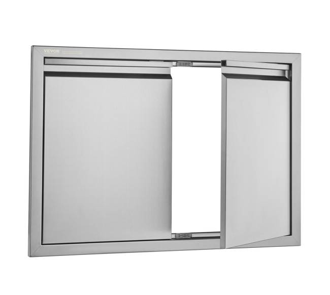 BBQ prieigos durys 762x532 mm iš nerūdijančio plieno8