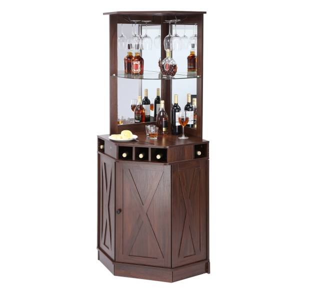 Kampinis juodo riešuto baro kabinetas8