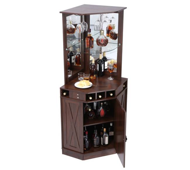 Kampinis juodo riešuto baro kabinetas9