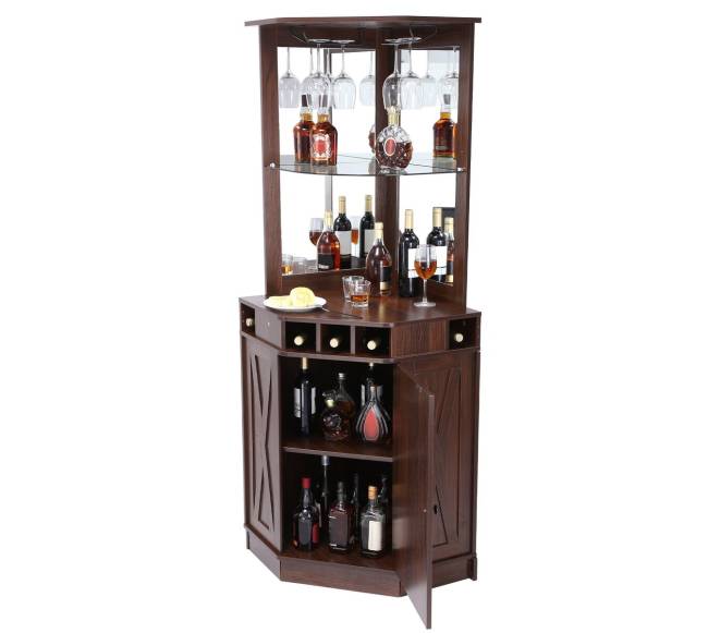 Kampinis juodo riešuto baro kabinetas10