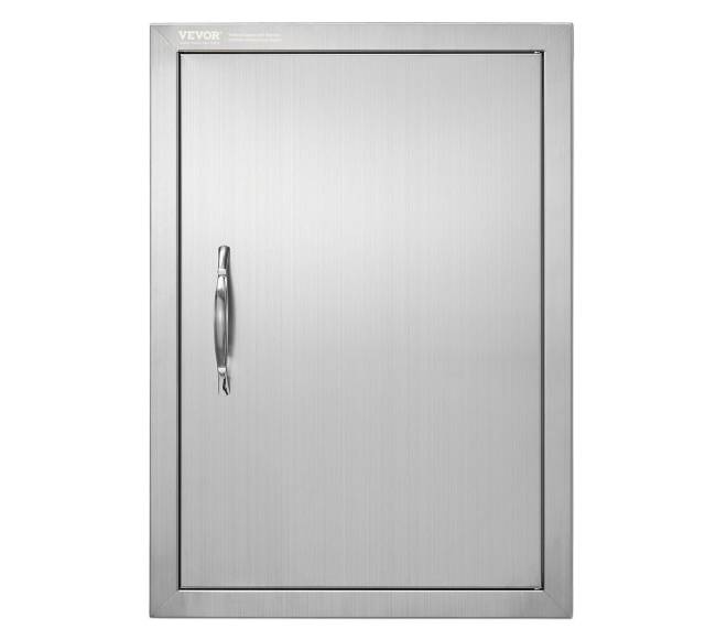 stainless steel virtuvės lauko durys0