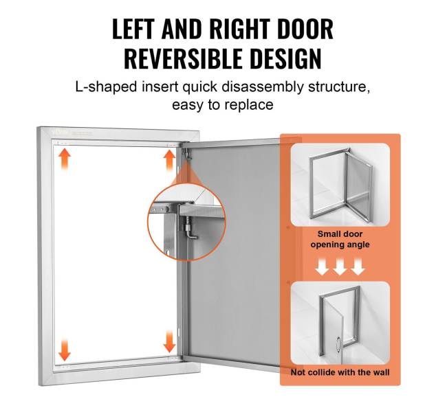 stainless steel virtuvės lauko durys3