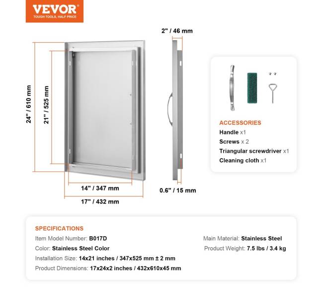 stainless steel virtuvės lauko durys6