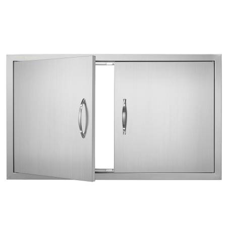 Lauko virtuvės dvigubos durys 915x533 mm0