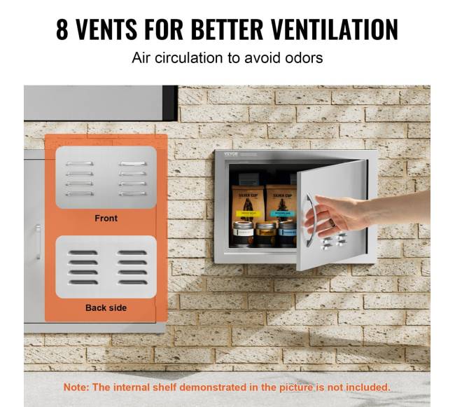 lauko virtuvės durys iš nerūdijančio plieno3