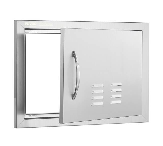 lauko virtuvės durys iš nerūdijančio plieno8