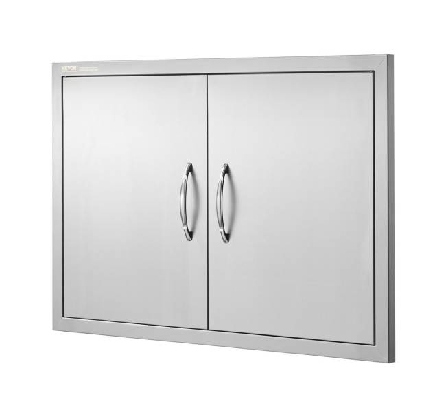 Nerūdijančio plieno BBQ prieigos durys 838x558 mm9