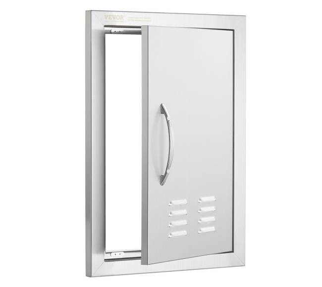 Lauko virtuvės nerūdijančio plieno durelės 356x508 mm8