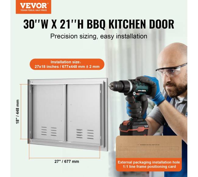 Nerūdijančio plieno lauko durys su rankenomis1