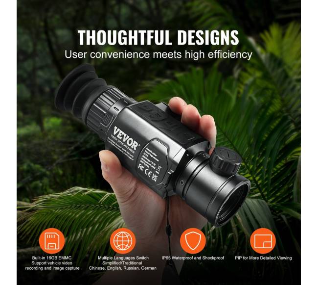 Termovizorius monoklis su 1x - 8x priartinimu5