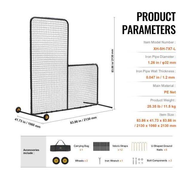 l formos apsauginis tinklas beisbolo treniruotėms6