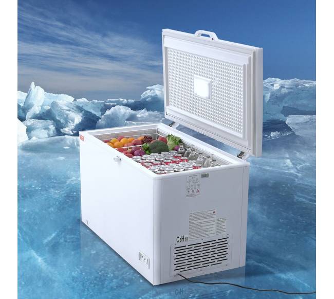 Krūtinės šaldiklis su 4 nuimamomis krepšeliais7